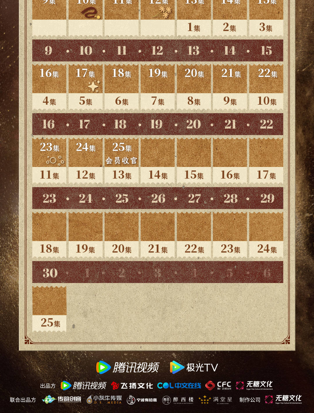 招惹追劇日曆/更新時間