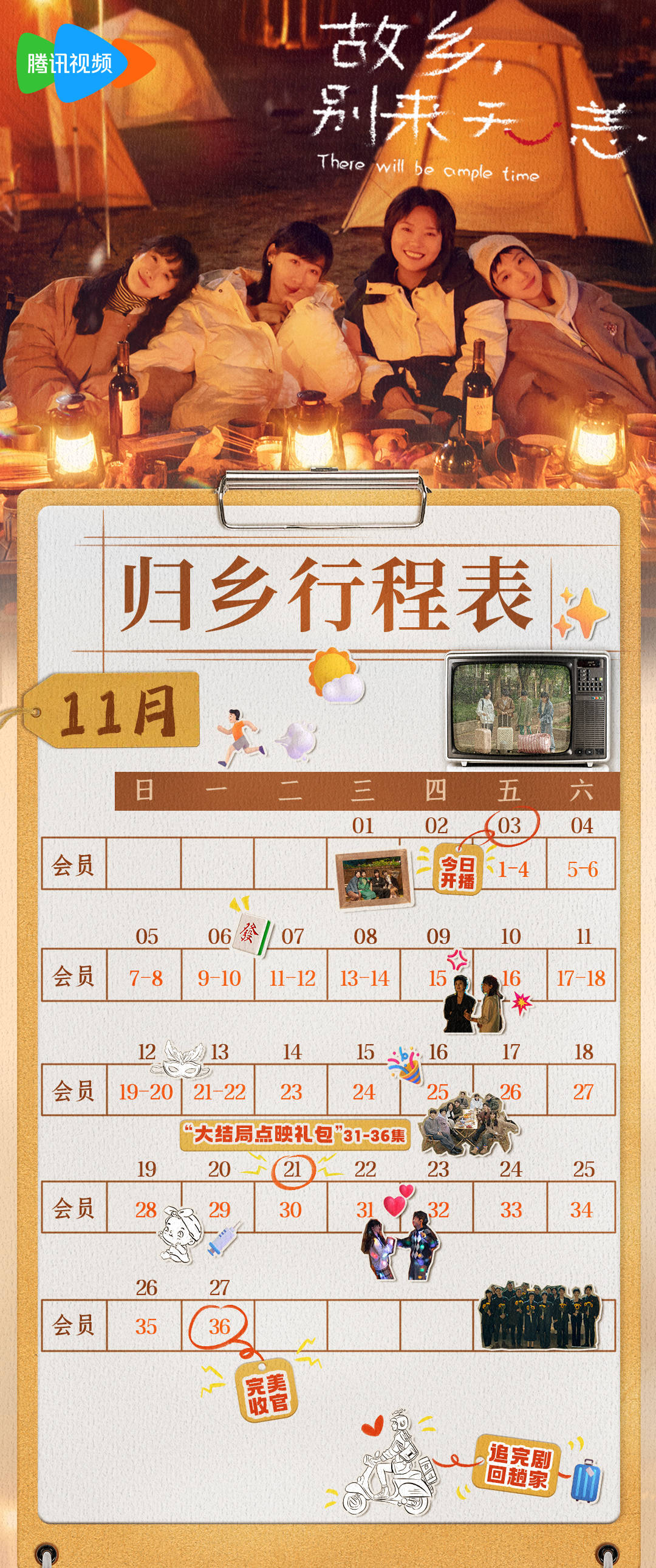 故鄉,別來無恙追劇日曆/更新時間