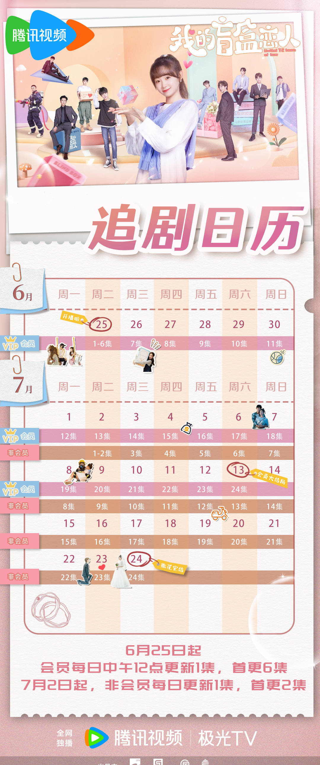 我的盲盒戀人追劇日曆/更新時間