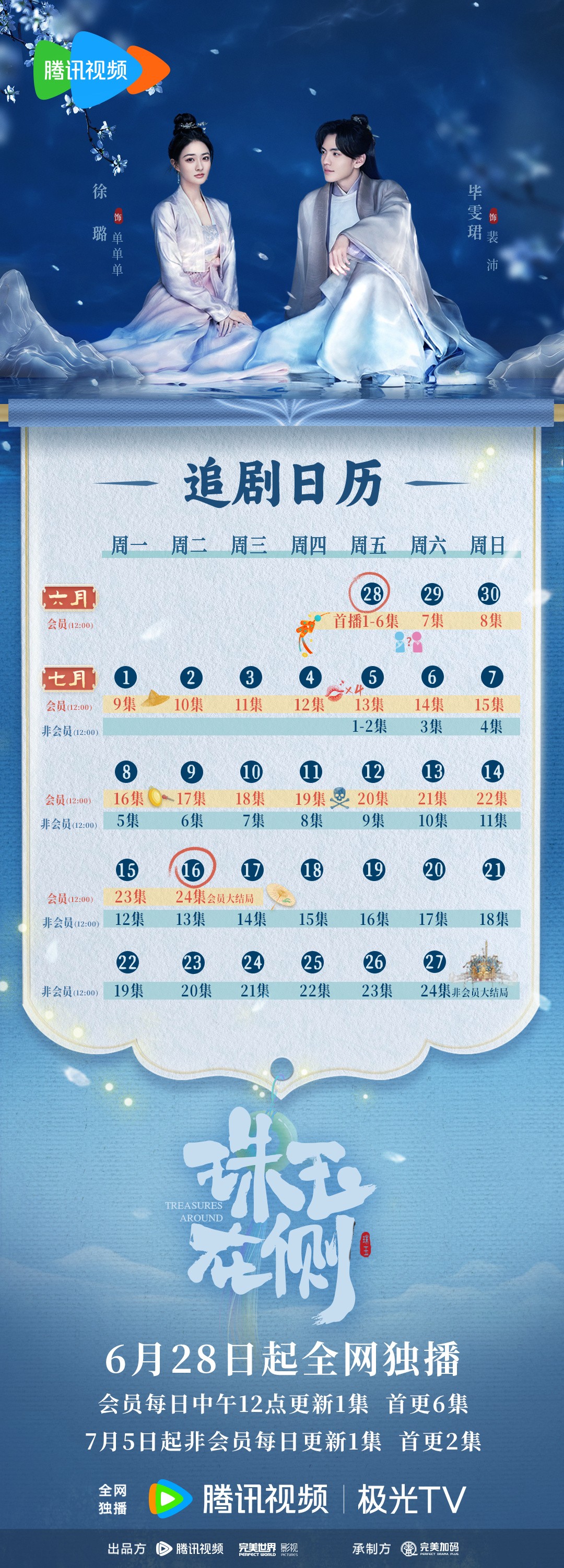珠玉在側追劇日曆/更新時間