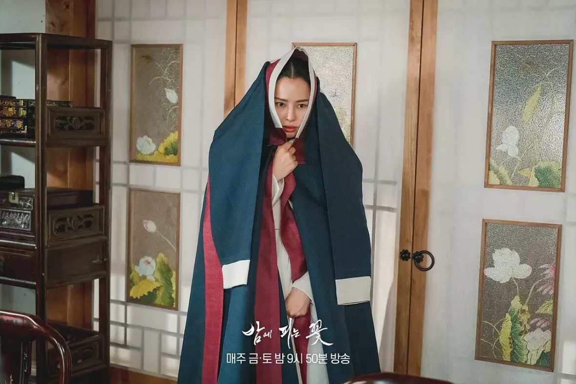 夜に咲く花スチール写真